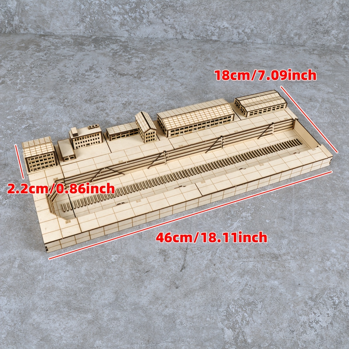 1/700 Scale Model Kit Navy Yard Naval Base Assembly